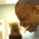 An example of a liberating, closely cropped do
